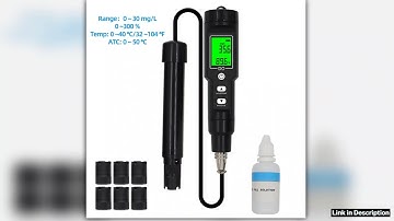 DO9100 Digital Dissolved Oxygen Meter 00300 MgL Waterproof ATC 003000 DO Tester Water Quality Oxyge