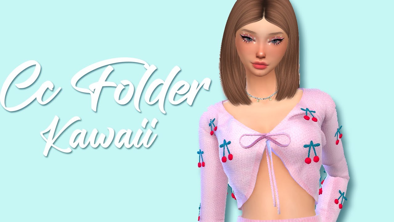 CC FOLDER KAWAII TODO MI CC (The sims 4) Contenido personalizado 🌸 YouTube