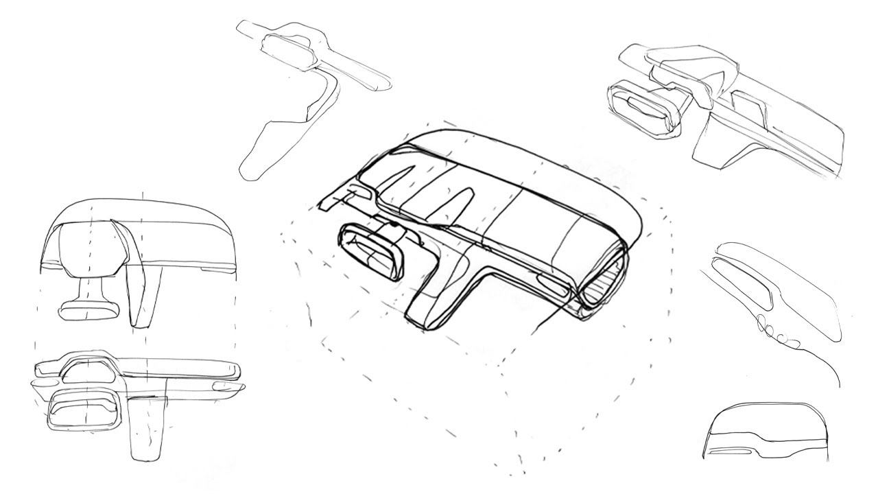 Automotive Interior Sketching Basics Part 1  YouTube