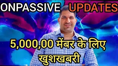 Important Updates || Onpassive Latest Updates || Onpassive New Updates Today #onpassive #ashmufareh