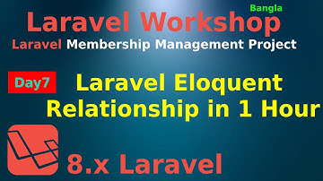 #7 Laravel Membership Management  Banga - Eloquent Relationship in Laravel Full in 1 hour
