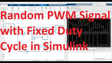 How to create random PWM Signal with fixed duty cycle in Simulink - Matlab R2023a?