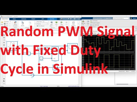 How to create random PWM Signal with fixed duty cycle in Simulink - Matlab R2023a?