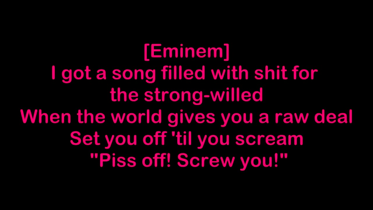 Eminem Venom full song with lyrics YouTube Eminem Venom full song with lyrics YouTube