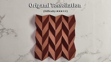[DETAILED TUTORIAL] Origami Miura-Ori Tessellation | Easy 6x6 Grid Fold