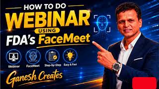 🚀 Host 5000 People Live with FDA FaceMeet | Easy Webinar Setup Guide