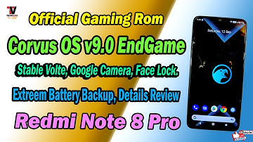 Corvus OS v9.0 EndGame Official Android 10 for Redmi Note 8 Pro 🔥Best Custom ROM Ever 🔥 Full Review🔥