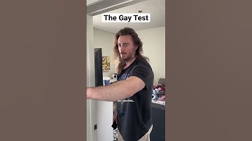 Thumbnail of the gay test #shorts #comedy #funny