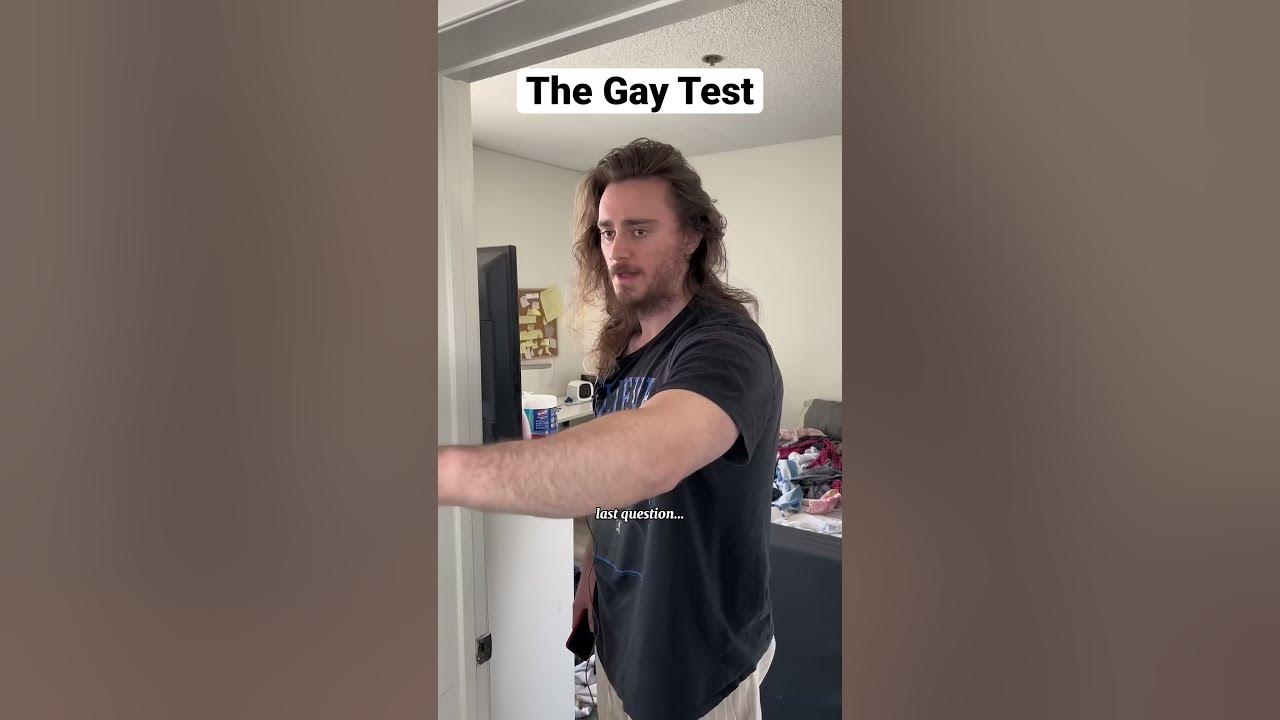 the gay test #shorts #comedy #funny