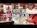 EXTREME ALL DAY CLEAN WITH ME! FRIDGE DEEP CLEAN &amp; ORGANIZE | MESSY HOUSE SPEED CLEANING MOTIVATION