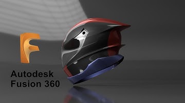 Racing Helmet 3D model in Autodesk Fusion 360 Speed Run Part - 2