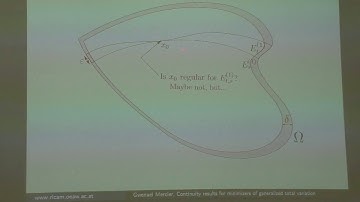 GACT 2016: Gwenael Mercier - Continuity results for minimizers of generalized total variation