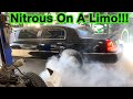 Installed Nitrous on My Luxurious Limo To Race At The Freedom Factory!! It Rips!!!