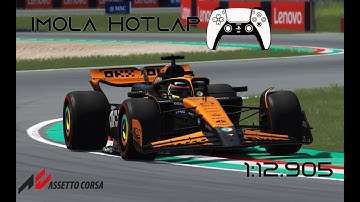 Assetto Corsa | Imola Hotlap - 1.12.905 | VRC Formula Alpha 2024 CSP | Controller