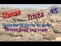 #93 Como doblar la sierra de cinta - How to fold band saw blade #93 Como doblar la sierra de cinta - How to fold band saw blade