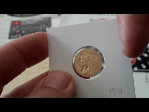 Gold 2½ Dollars 1910 Indian Head - Quarter Eagl