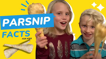 Parsnip Facts for Kids | How Parsnip Grows | Educational Video for Kids