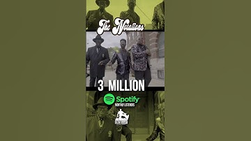 3 MILLION monthly listeners on Spotify! 🌍🎶 The Notations’ timeless soul lives on!