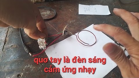 chế công tắt đèn cảm ứng, chạm cảm ứng xuyên vật cản