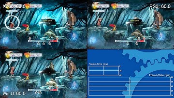Child of Light Wii U vs Xbox 360 vs PS3 Frame-Rate Test