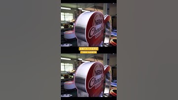 Nestle customzied shape dynamic LED light box animation