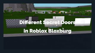 5 Best Hidden Door Designs Roblox-Bloxburg