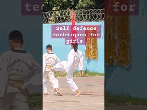 Self Defence Techniques For Girls Selfdefense Youtube Taekwondo Trending Safety Shorts Viral