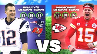 Tom Brady vs. Patrick Mahomes’ Dream Team, But It’s Madden