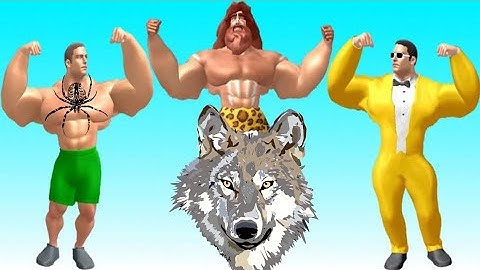 Muscle Rush  - Smash Running - All Levels Gameplay Walkthrough Android, iOS 3D