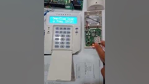 HOW TO ADD WIRELESS ZONE IN MG5050 USING K32LCD+