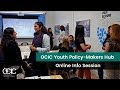 Ocic youth policymakers hub online info session oct 30 2019