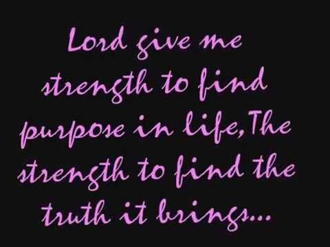 lord-give-me-strength-w/lyrics