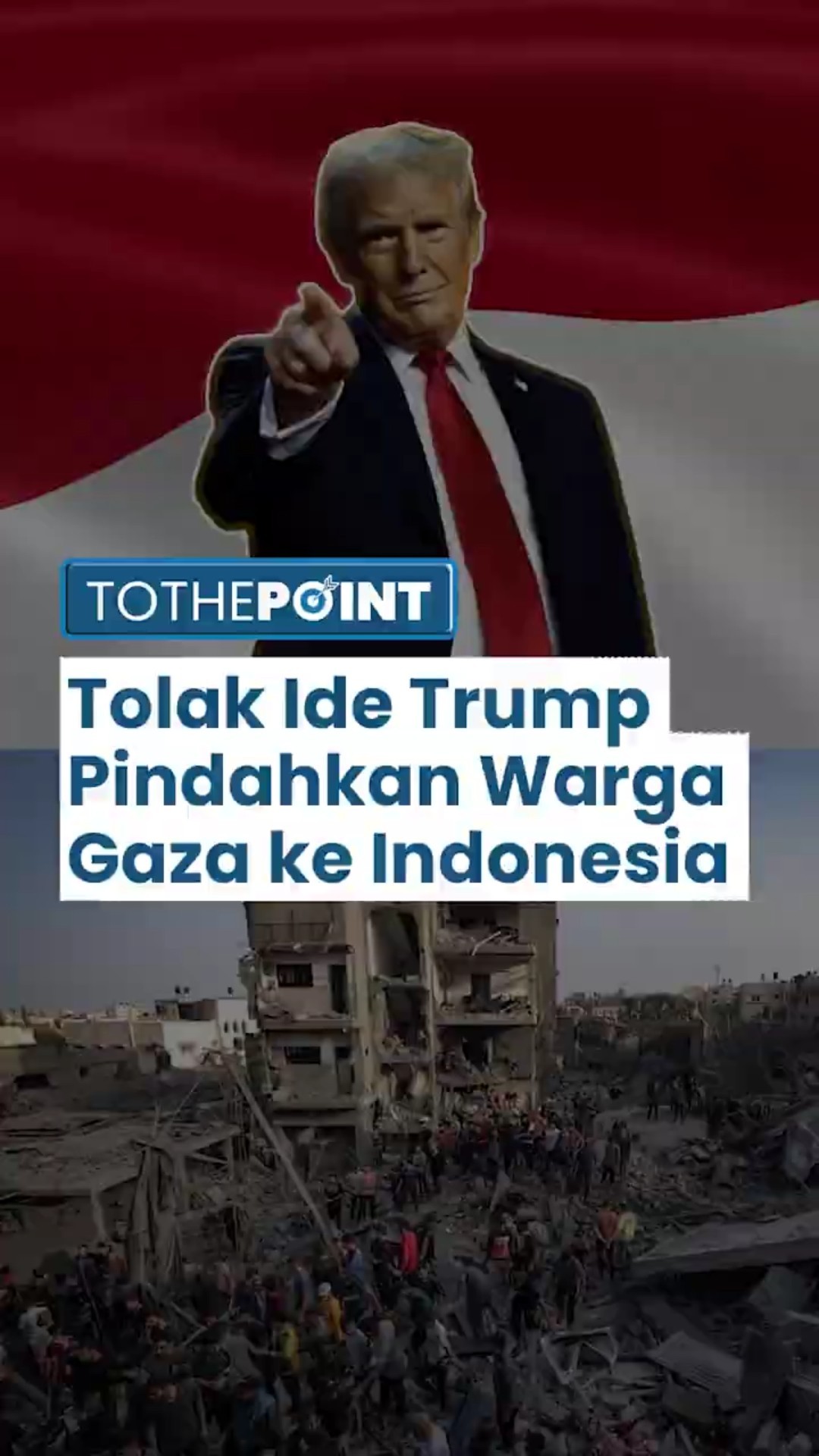 Trump Ingin Relokasi 2 Juta Warga Gaza ke Indonesia, Kemlu RI Singgung Upaya Usir Warga Palestina