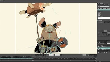 Sebastião Salvador created this awesome short animation using Moho! 🐷✨❤️