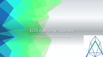 #1   Creating an account from an exchange