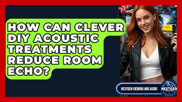 How Can Clever DIY Acoustic Treatments Reduce Room Echo? - NextGen Viewing and Audio