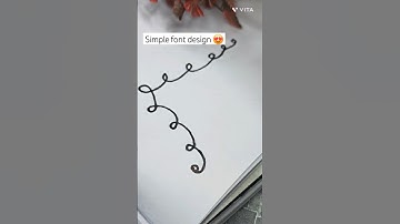 simple  calligraphy font style design #viral #viralshort #shortfeed #youtubeshort #share