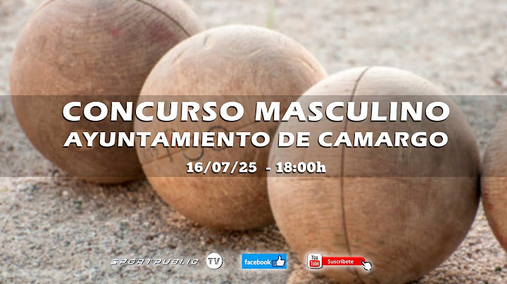 TROFEO MASCULINO AYUNTAMIENTO DE CAMARGO / 16 jul 2025, 18:00