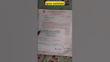 Ignou marksheet unboxing #ignou #marksheet #viralvideo #shorts