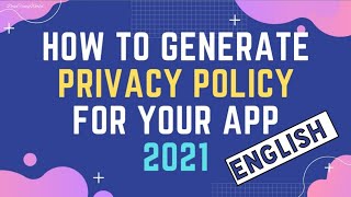 How to Generate Privacy Policy for app ( English) ||  Privacy Policy Generator for App screenshot 5