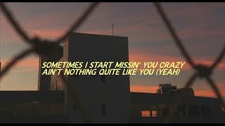 Miniatura de vídeo de "Missin you crazy - Russ | Lyrics"