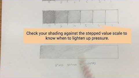 How to Shade: Gradient Value Scale with Graphite