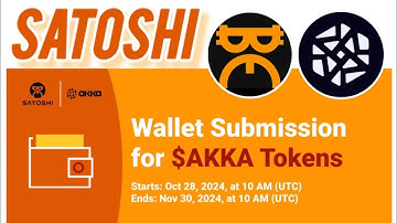 SATOSHI & AKKA | VINCULACION DE WALLET EVM #satoshi #airdroo #akka #metamask #withdraw #evm #core