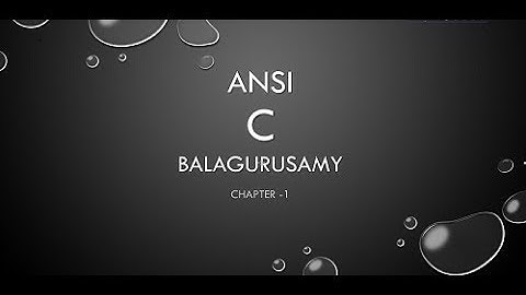 C programming for the beginners | problem | solution ANSI C balagurusamy chapter 1(1.1)