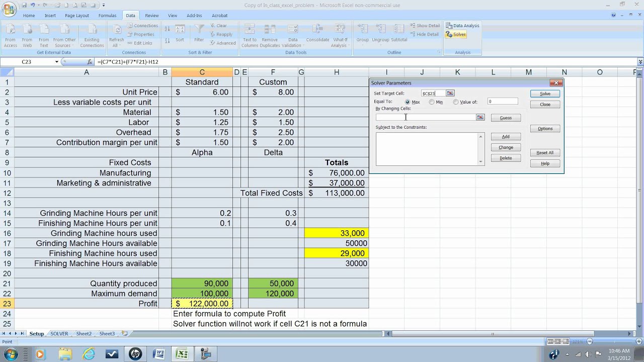 Price Volume Mix Analysis Excel Template - The Complete Sales Variance ...