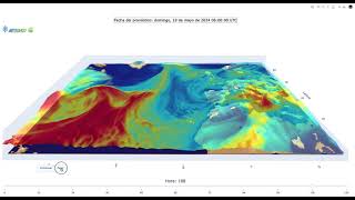 Nuevo mapa de ríos de humedad en 3D próximamente en Meteovigo