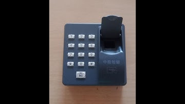 How to reset Zkteco X6 Admin Fingerprint