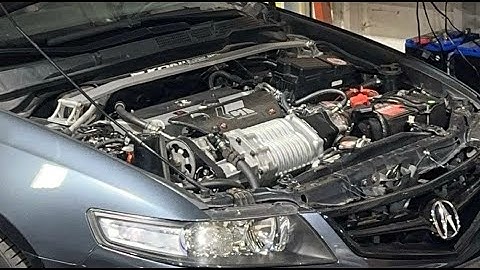 Supercharged Acura TSX overview
