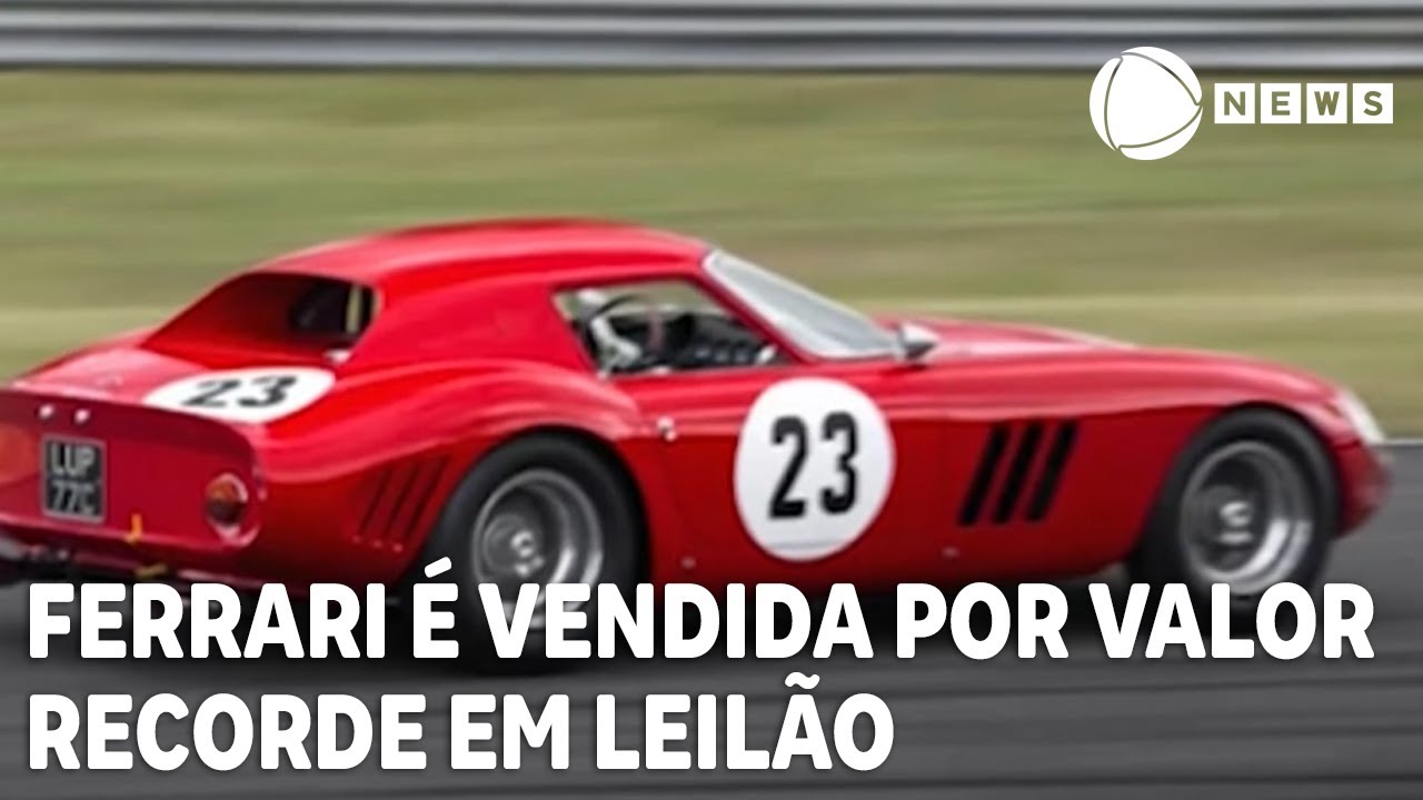 Ferrari é vendida por valor recorde em leilão