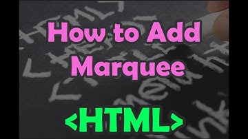 HTML | HTML Multimedia - Adding Marquee in Web Page |